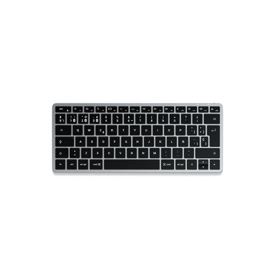Spanish Slim x1 Bluetooth Backlit Keyboard  Space Gray