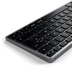 Spanish Slim x1 Bluetooth Backlit Keyboard  Space Gray