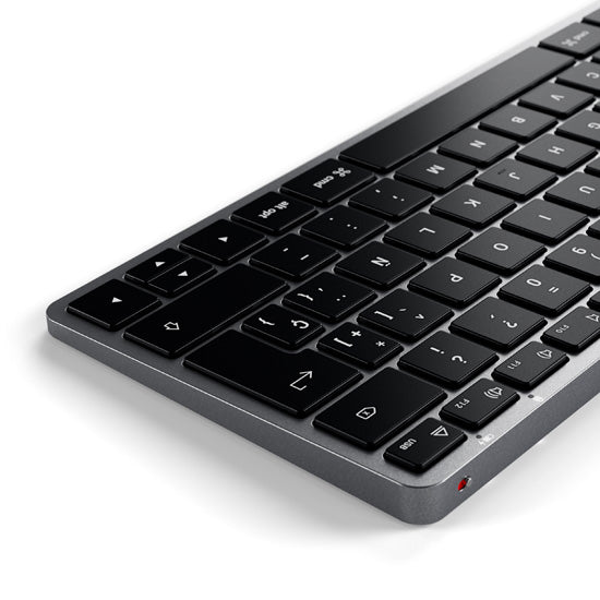 Spanish Slim x1 Bluetooth Backlit Keyboard  Space Gray