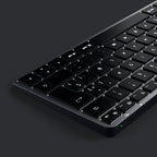 Spanish Slim x1 Bluetooth Backlit Keyboard  Space Gray