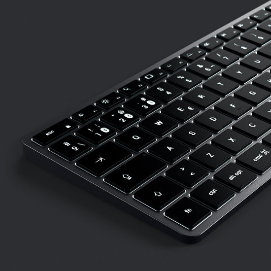 Spanish Slim x1 Bluetooth Backlit Keyboard  Space Gray