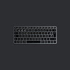 Spanish Slim x1 Bluetooth Backlit Keyboard  Space Gray
