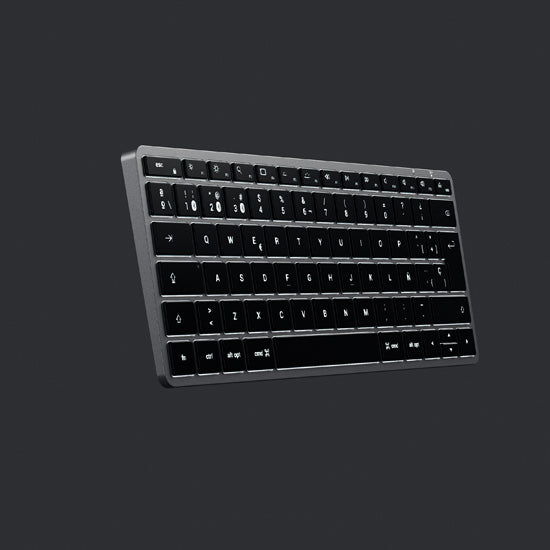 Spanish Slim x1 Bluetooth Backlit Keyboard  Space Gray