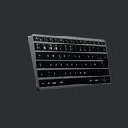 Spanish Slim x1 Bluetooth Backlit Keyboard  Space Gray