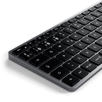 Spanish Slim x1 Bluetooth Backlit Keyboard  Space Gray