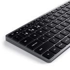 Slim x1 Bluetooth Backlit Keyboard QWERTY Space Gray