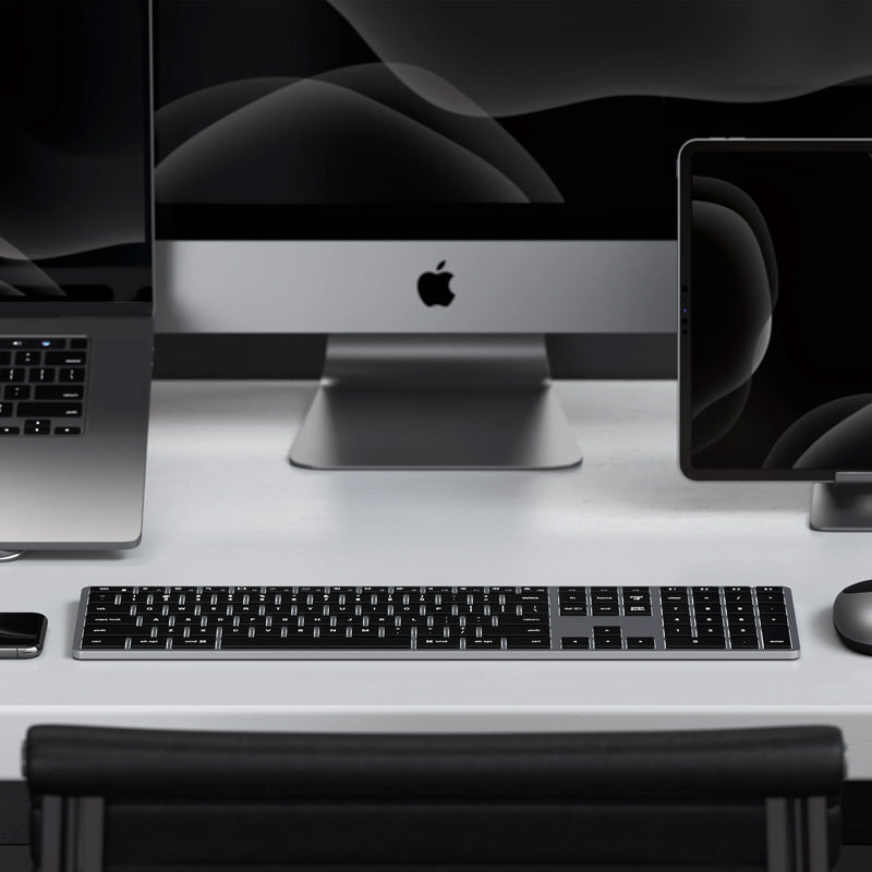 Slim X3 Bluetooth USB-C Keyboard UK QWERTY Space Gray
