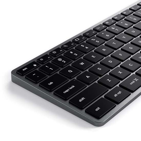 Slim X3 Bluetooth USB-C QWERTY Keyboard - Space Gray