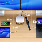 Thunderbolt 5 CubeDock™ with SSD Enclosure Silver