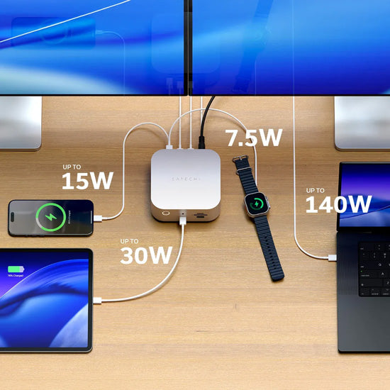 Thunderbolt 5 CubeDock™ with SSD Enclosure Silver