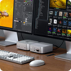 Thunderbolt 5 CubeDock™ with SSD Enclosure Silver