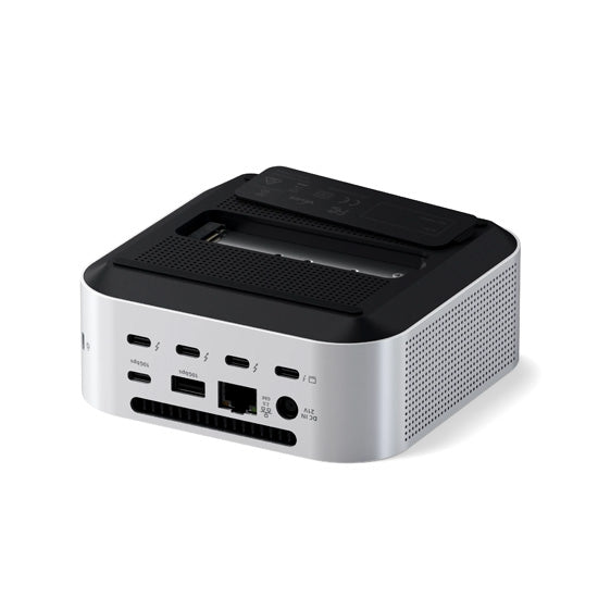 Thunderbolt 5 CubeDock™ with SSD Enclosure Silver