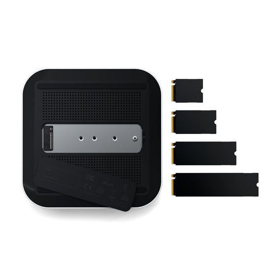 Thunderbolt 5 CubeDock™ with SSD Enclosure Silver