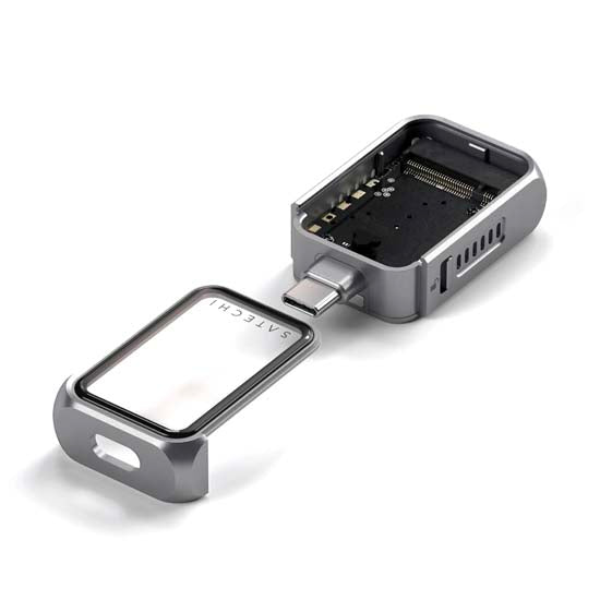 USB-C Mini NVMe SSD Enclosure Space Gray