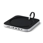 Stand & Hub Mac Mini/studio avec emplacement NVMe M.2 SATA Silver