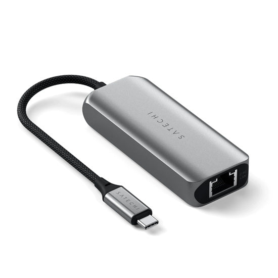 4-In-1 USB-C Hub With 2.5 Gigabit Ethernet Space Gray