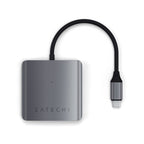 4-Port USB-C hub with PD Space Gray