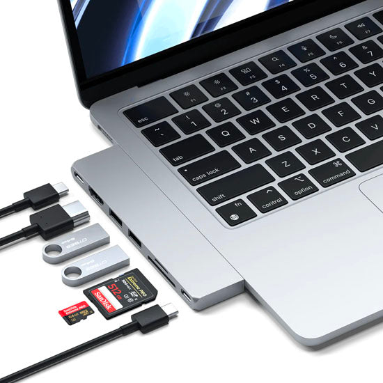 USB-C Pro Hub  Slim Silver