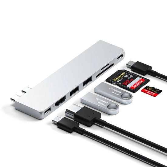 USB-C Pro Hub  Slim Silver
