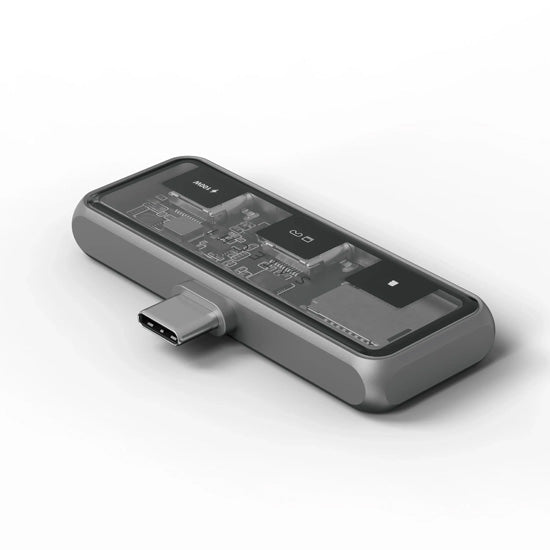 Mobile XR Hub with microSD Reader Space Gray