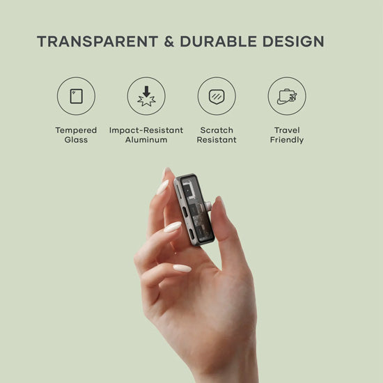 Mobile XR Hub with microSD Reader Space Gray