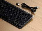 SLIM EX1 Wireless AZERTY Keyboard Space Black