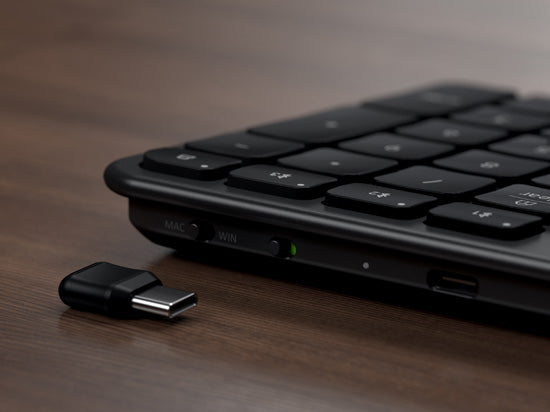 SLIM EX3 Wireless QWERTY Keyboard Space Black