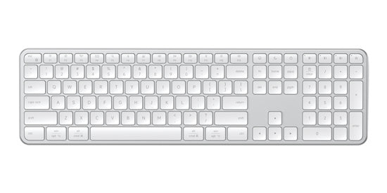 SLIM EX3 Wireless QWERTY Keyboard Silver