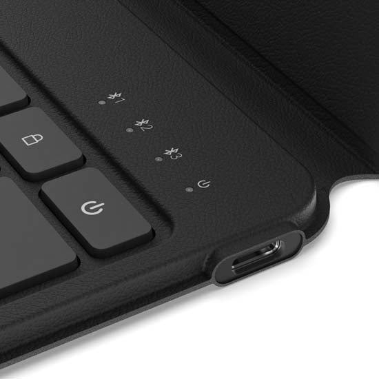 ONTHEGO™ QWERTY Bluetooth Keyboard Black