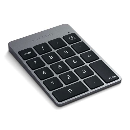 Aluminum Slim Rechargeable Bluetooth Keypad Space Grey