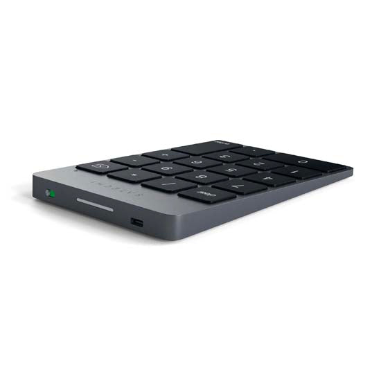 Aluminum Slim Rechargeable Bluetooth Keypad Space Grey