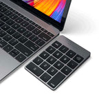 Aluminum Slim Rechargeable Bluetooth Keypad Space Grey
