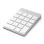 Aluminum Slim Rechargeable Bluetooth Keypad Silver