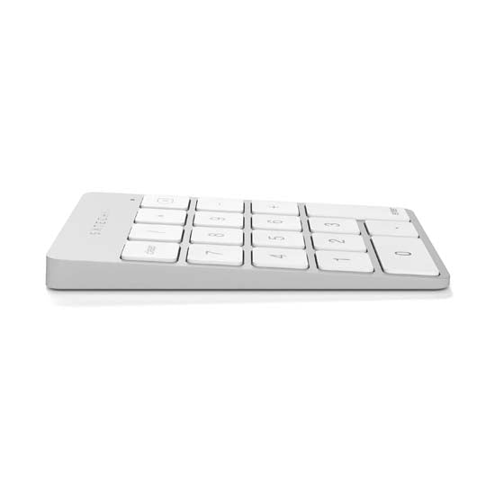 Aluminum Slim Rechargeable Bluetooth Keypad Silver