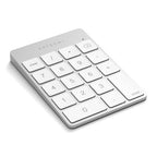 Aluminum Slim Rechargeable Bluetooth Keypad Silver