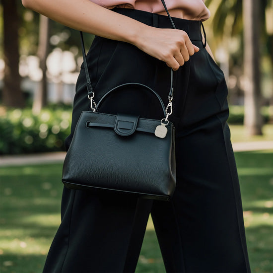 Vegan-Leather FindAll™ Keychain Black
