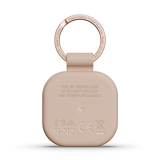 Vegan-Leather FindAll™ Keychain Desert Rose