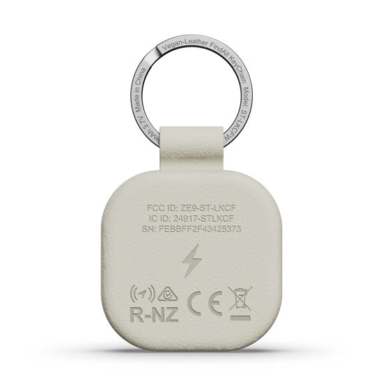 Vegan-Leather FindAll™ Keychain Sand