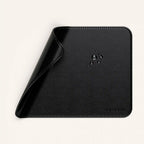 Vegan-Leather Premium Mouse Pad Black