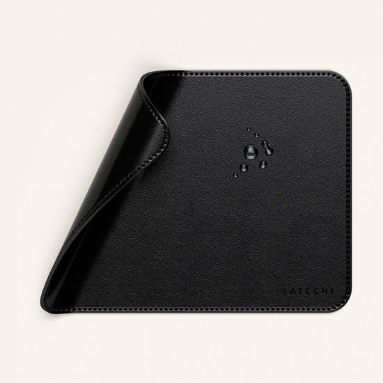 Vegan-Leather Premium Mouse Pad Black