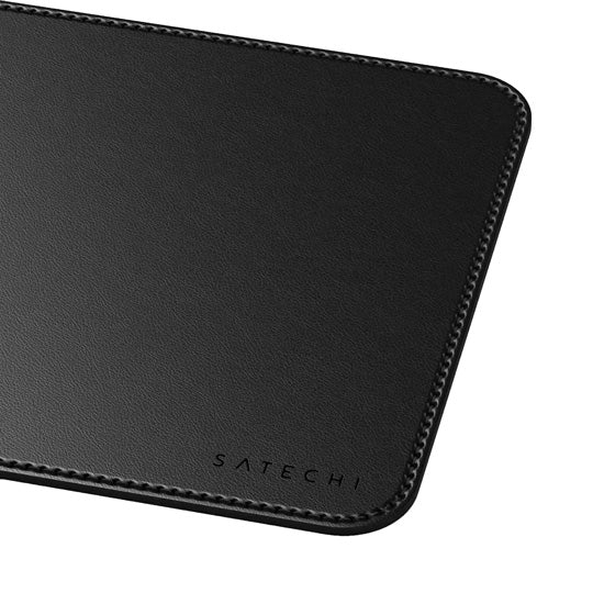 Vegan-Leather Premium Mouse Pad Black