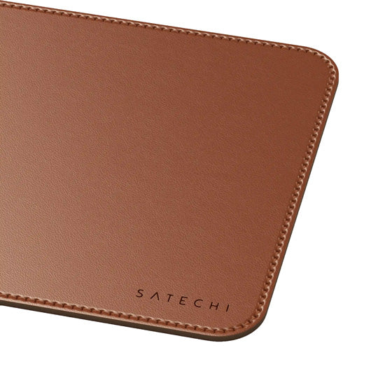 Vegan-Leather Premium Mouse Pad Brown
