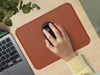 Vegan-Leather Premium Mouse Pad Brown