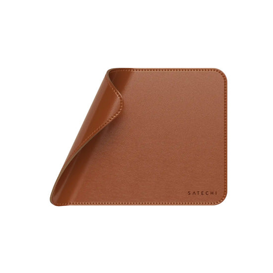 Vegan-Leather Premium Mouse Pad Brown
