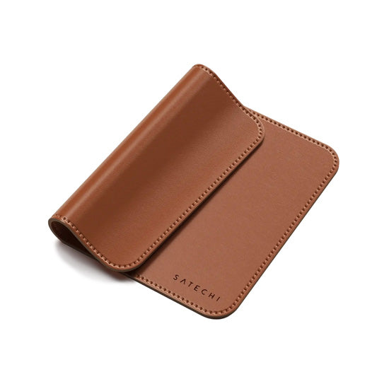 Vegan-Leather Premium Mouse Pad Brown