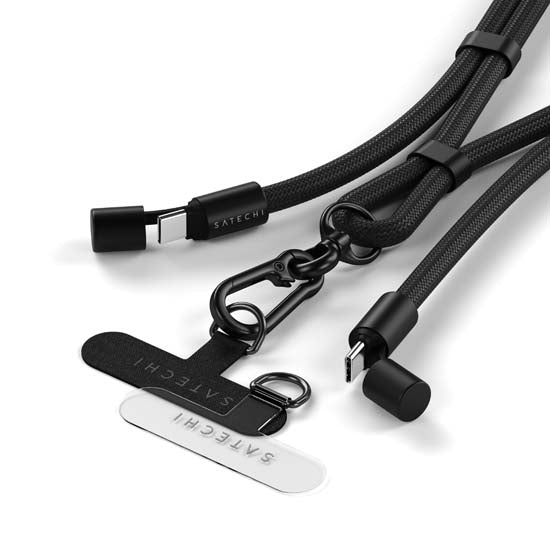 OntheGo™ Crossbody Lanyard Cable Black