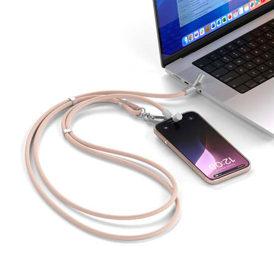 OntheGo™ Crossbody Lanyard Cable Desert Rose