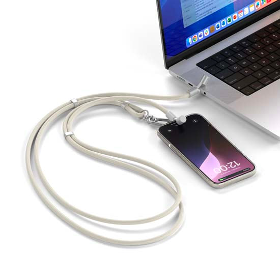 OntheGo™ Crossbody Lanyard Cable Sand