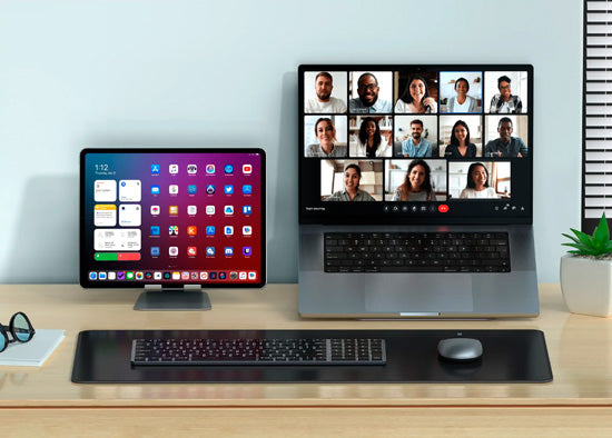 Vegan-Leather Premium Desk Mat Black