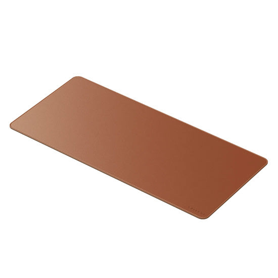 Vegan-Leather Premium Desk Mat Brown